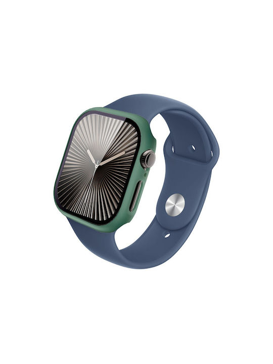 Imak Пластмасов Калъф в Зелен цвят за Apple Watch Series 10, 46 мм