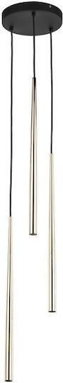 Elmark Κρεμαστό Φωτιστικό Μαύρο με Ντουί G9 20x20εκ.