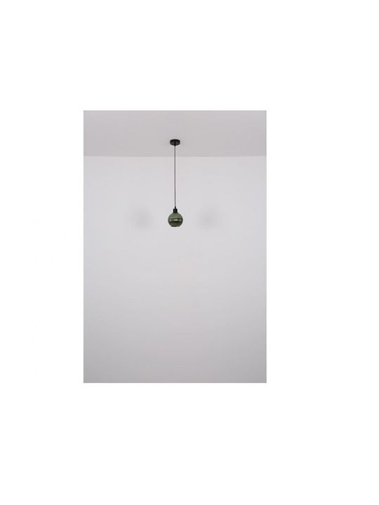 Globo Lighting Висящо Осветително Тяло Тюркоазен с Цокъл E27 15x15x120см.