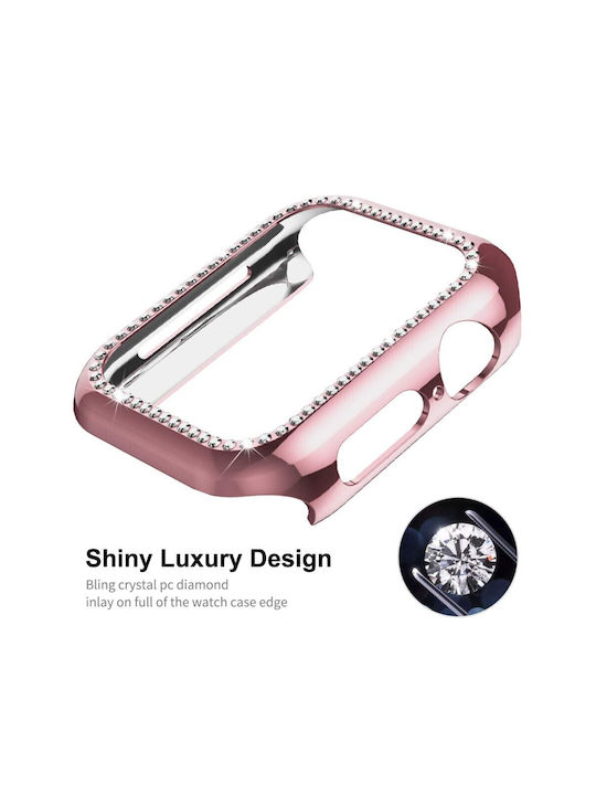 Apple Watch Series 7 8 9 41mm Enkay Θήκη Προστασία Οθόνης Pink