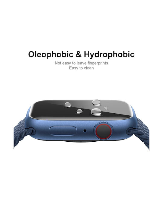 Apple Watch Series 7 8 9 - 41mm Enkay Tragbare Hülle Schutzfolie Schwarz Apple Watch Series 7 8 9 - 41mm Enkay Tragbare Hülle Schutzfolie Schwarz