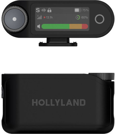 Hollyland LARK MAX 2 Ultimate Combo Безжично Микрофон Изскачащо меню Журналистически в Gray Цвят Космическо сиво