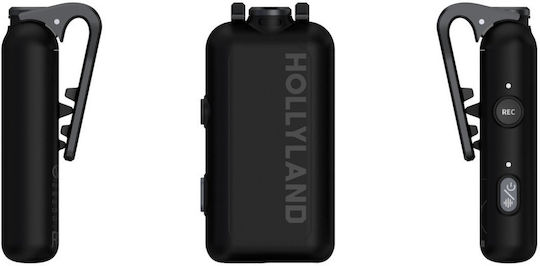 Hollyland LARK MAX 2 Ultimate Combo Безжично Микрофон Изскачащо меню Журналистически в Gray Цвят Космическо сиво