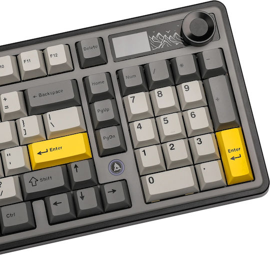 Ajazz AK980 Gaming Mechanical Keyboard with Gift Switch V2 switches and RGB lighting (English US) Gray