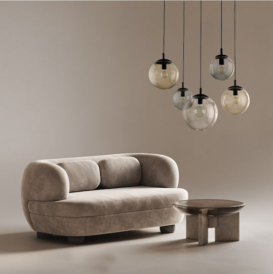 TK Lighting Hängelampe Gray für 7 Lampen E27