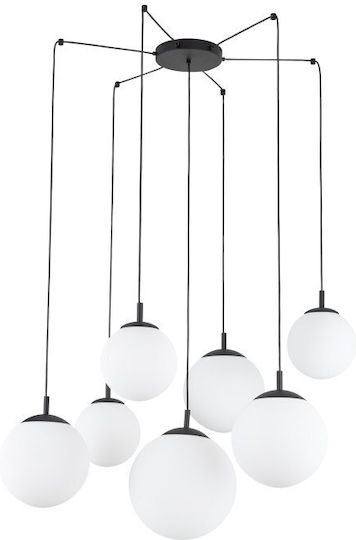 TK Lighting Hängelampe Gray für 7 Lampen E27