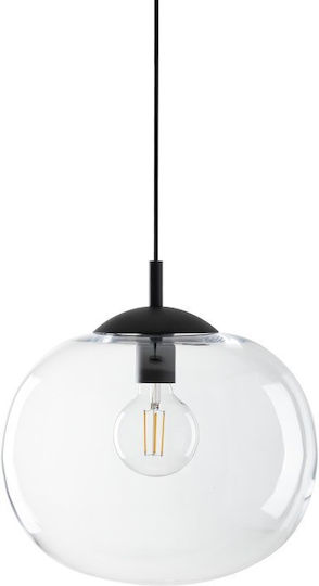 TK Lighting Висящо осветително тяло Черен 35x35см.