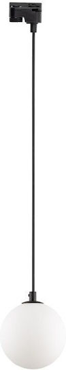 TK Lighting Pendant Light Black Rail with Socket G9 120x120cm