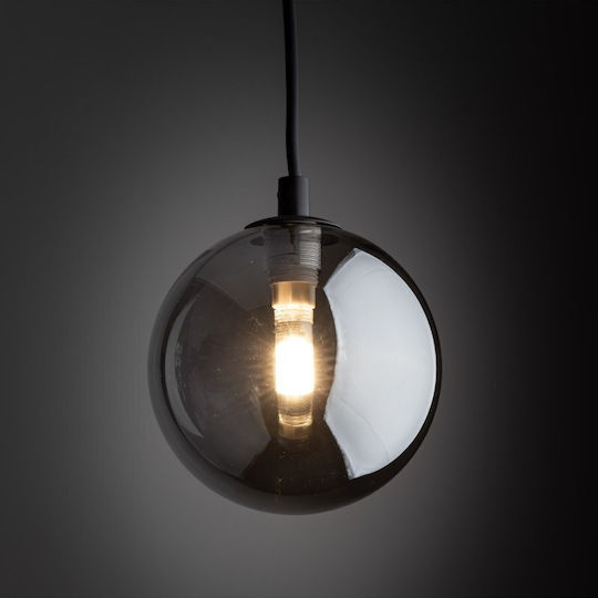 TK Lighting Pendant Light Black Rail with Socket G9 120x120cm