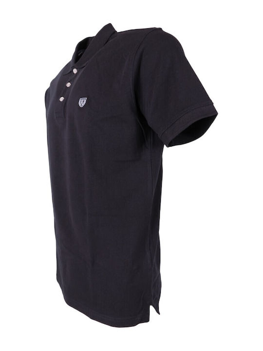 Polo Kurzarmbluse Marineblau