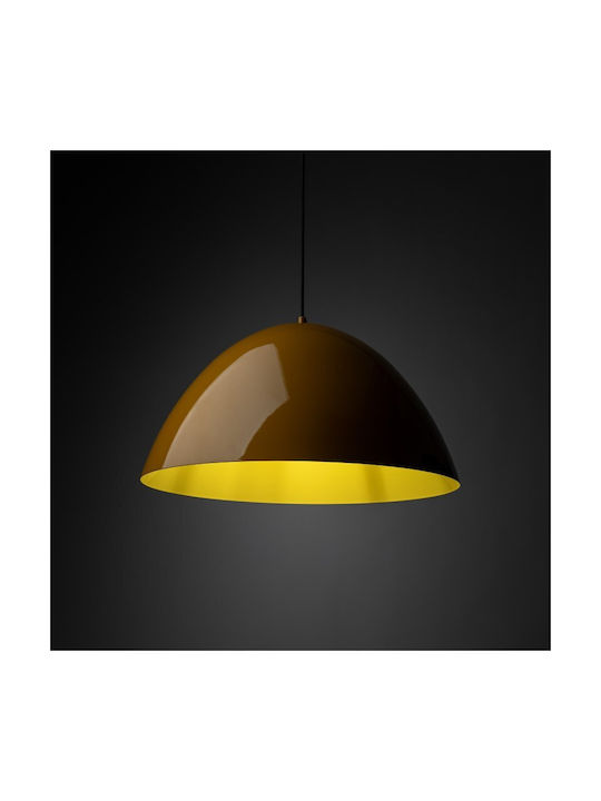 TK Lighting Κρεμαστό Φωτιστικό Κόκκινο με Ντουί E27 50x170εκ.
