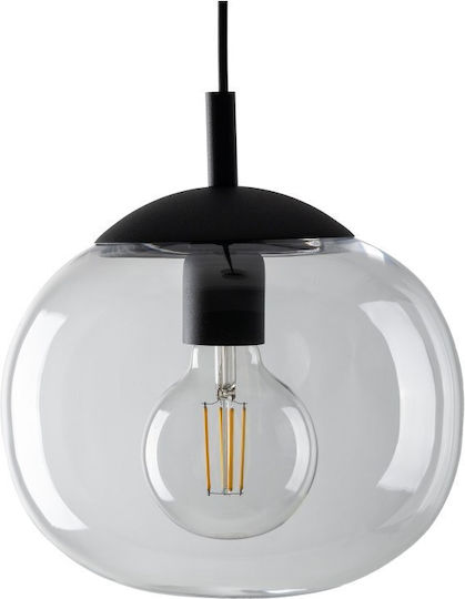 TK Lighting Lustră Gri cu Dulie E27 25x25cm.