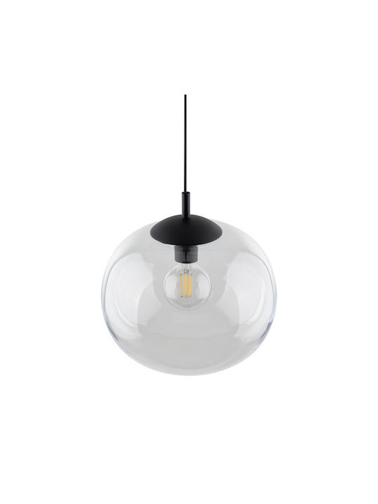 TK Lighting Κρεμαστό Φωτιστικό Γκρι με Ντουί E27