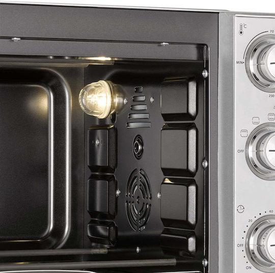Caso Electric Countertop Oven 26lt Without Burners with Air Gray