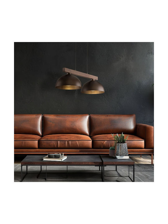 TK Lighting Oslo Hängelampe Schwarz Schiene mit Fassung E27 83cm.