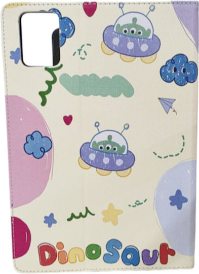 Flip Cover 3D Design Case Pen Slot Galaxy Tab A9 Plus 11'' Dinosaur