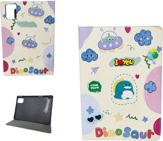 Flip Cover 3d Σχεδιο Θηκη Pen Slot Galaxy Lenovo Tab M11 Dinosaura