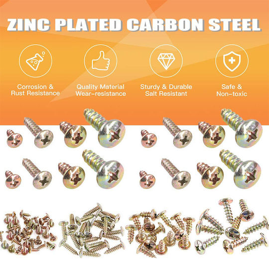 Creioane Colorate Şuruburi Metalice Clips 170bucăți