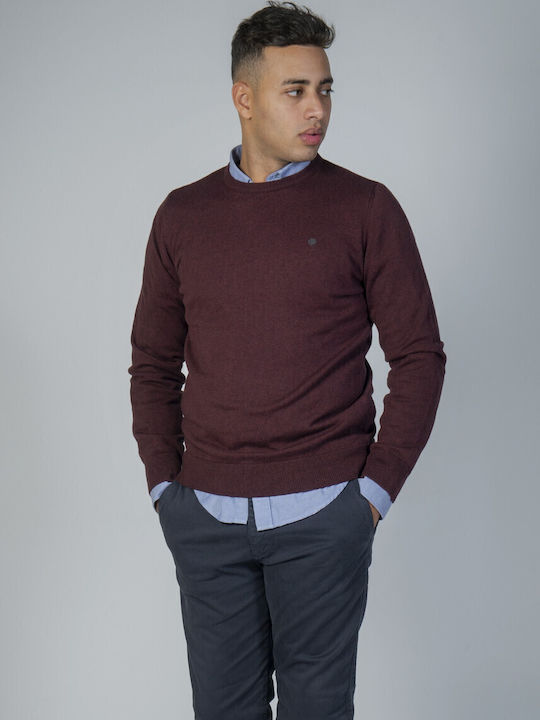 Langarm-Pullover Bordeaux