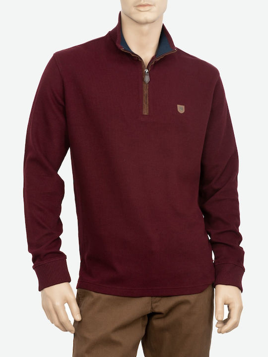 Long Sleeve Burgundy Blouse