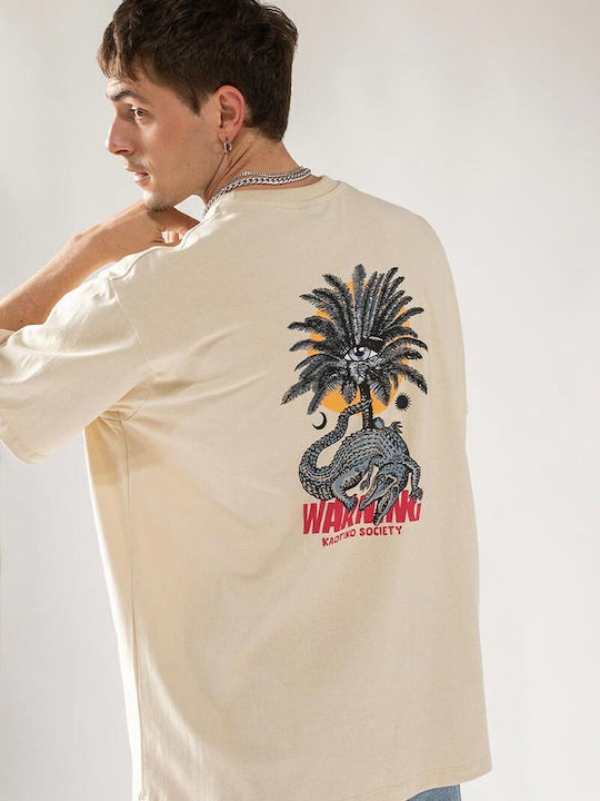 T-shirt Grey / Beige