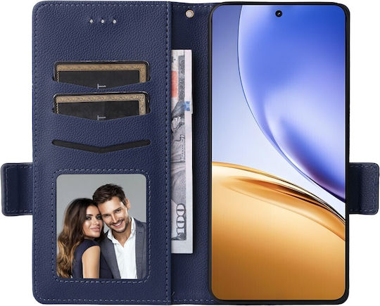 Double Buckle Портмоне Син (Xiaomi 14TRealme 14T)