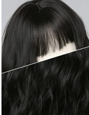 Hair Duty Περούκα με Συνθετική Τρίχα σε Μαύρο Χρώμα 70cm