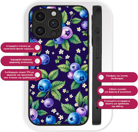 Sonique Fruit Series Case Motorola Moto G85 5G Blueberry 01
