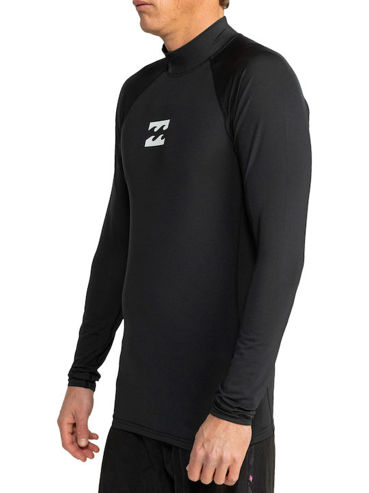 Billabong Waves All Day Ανδρική Μακρυμάνικη Αντηλιακή Μπλούζα Μαύρη
