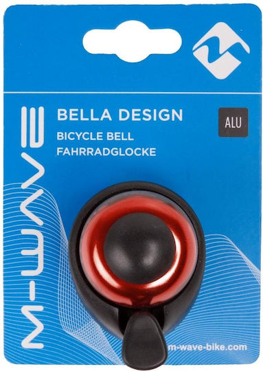 M-Wave Bella Design Bicycle Bell Red