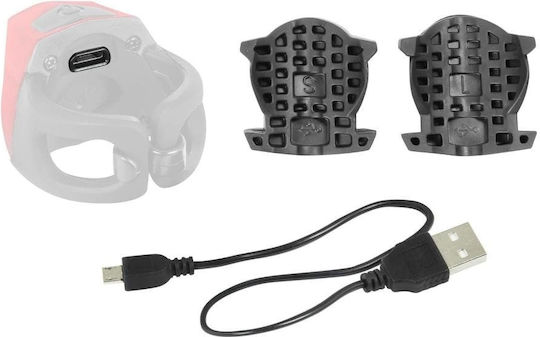 Force Crystal Rechargeable Rear Bicycle Light