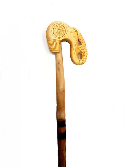 Wooden Art Carved Snake Wooden Walking Cane Pixari 1.20m 1.50m 0600