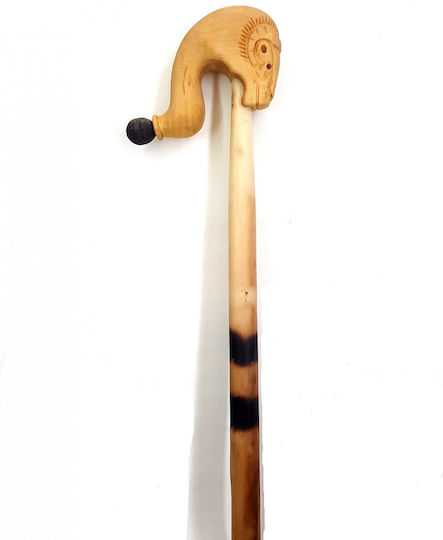 Wooden Art Wooden Walking Cane Pixari Carved Ram 1.20m 1.50m 0426