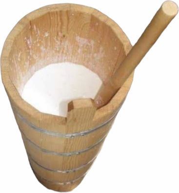 Wooden Art Wooden Ankle Boot Butter Bucket 90cm 0407