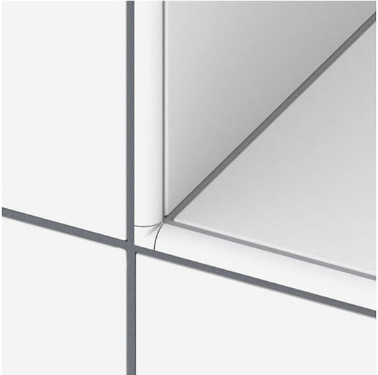 Plastic Corners for Internal Tile Joint Covers Set 4 Pieces 11.5mm White 575540.0005 Plastic White
