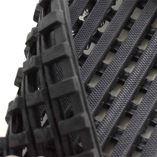 Πλαστικό Δάπεδο Crossmat Black Μέτρο Φάρδος 120cm