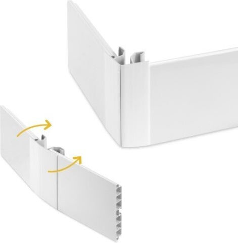 Bazaar Corner Rubber Stainless Aluminium Volpato 245-2219h2#alu 120mm