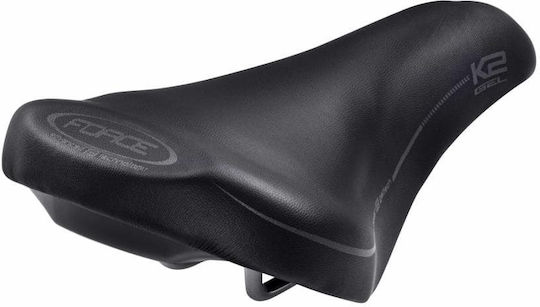 Force K2 Gel Black Bicycle Saddle MTB