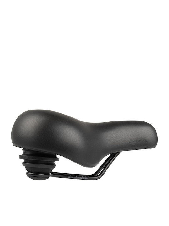 M-Wave Vacu Black Bicycle Saddle City