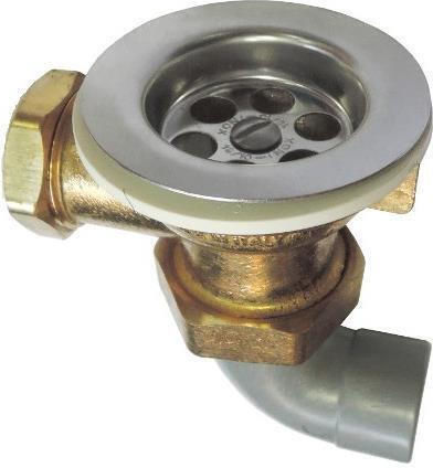 Ghidini S.p.a Brausewanne Messing Überlauf
