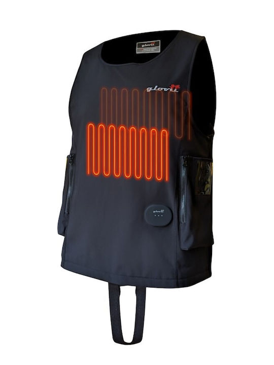 Glovii Bărbați Vestă de siguranță Softshell Negru