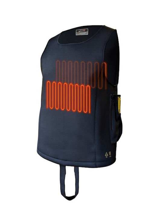 Glovii Bărbați Vestă de siguranță Softshell Negru