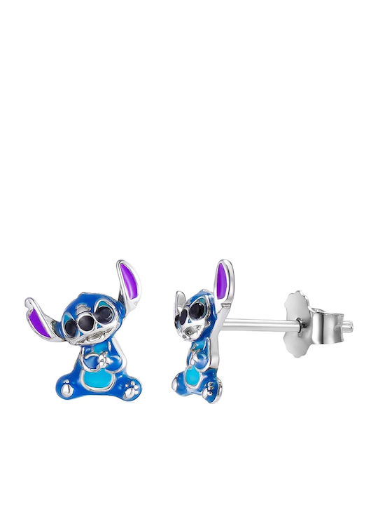 Kritsimis Lilo Stitch Hypoallergenic Silver Studs Kritsimis Lilo Stitch Hypoallergenic Silver Studs