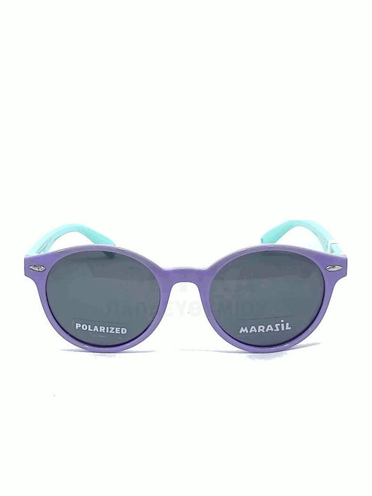 Marasil Παιδικά Γυαλιά Ηλίου με Polarized Φακό Μωβ