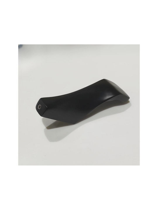 Inter Ceramic Single Wall-Mounted Bathroom Hook Black