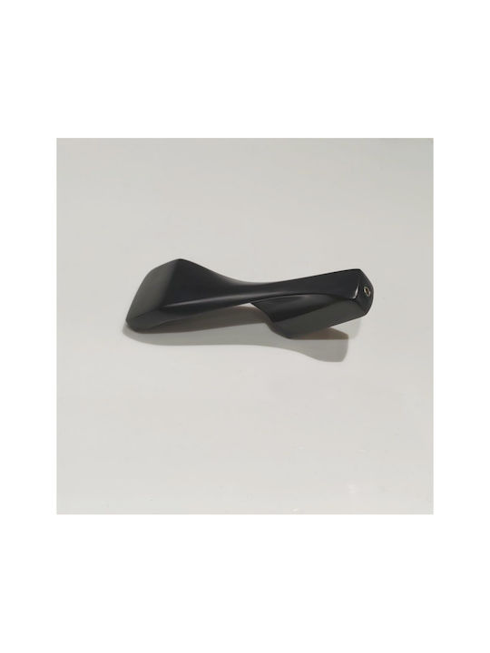 Inter Ceramic Single Wall-Mounted Bathroom Hook Black