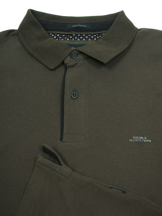 Polo Short Sleeve Khaki Blouse