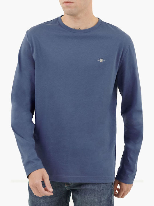 Long Sleeve Blouse Blue