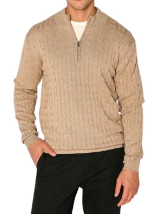Langarm Beige Pullover