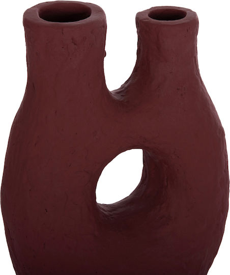 HomeMarkt Decorative Vase Namentis Orange 27x13.5x37cm